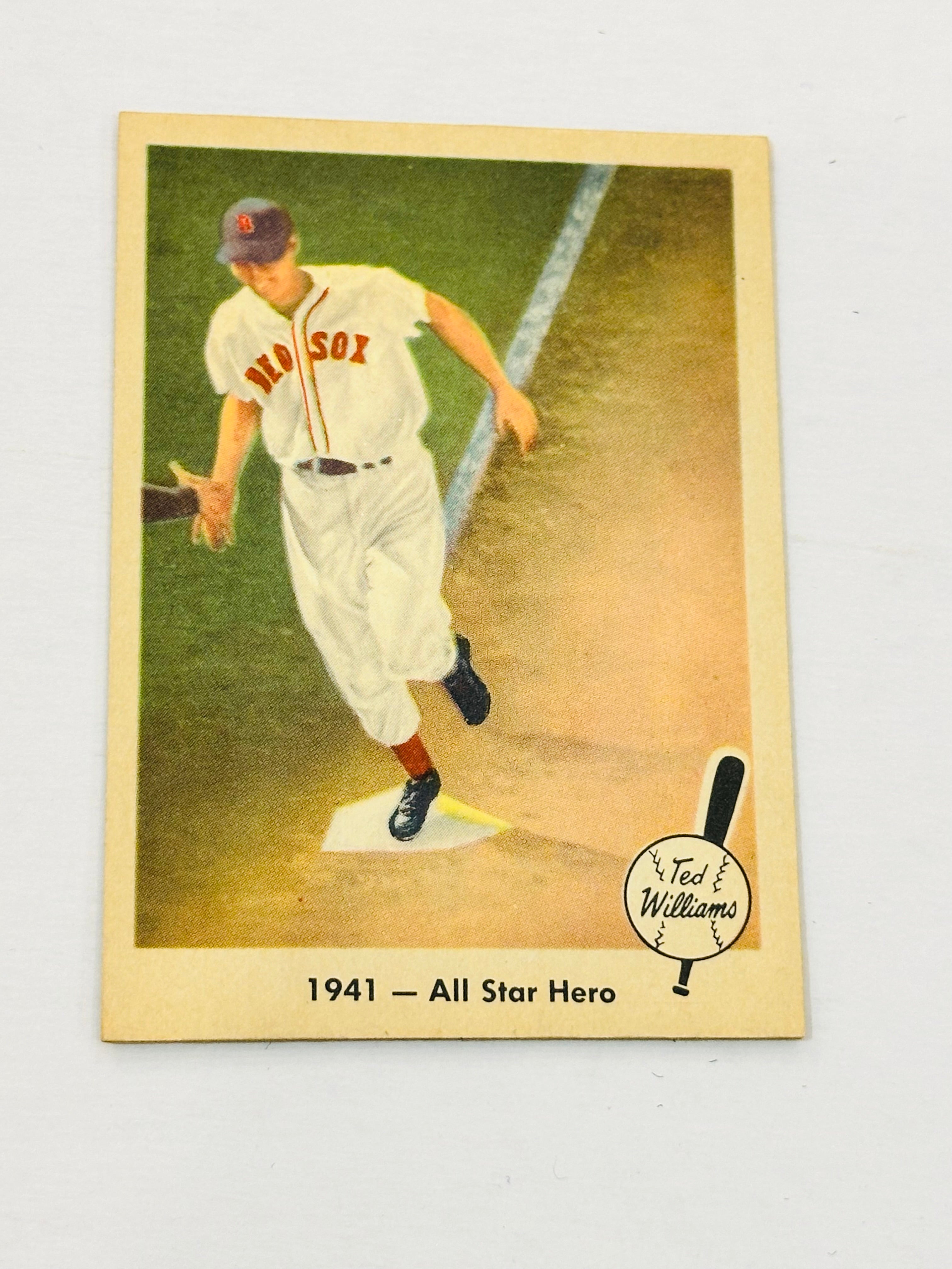 Ted Williams All Star Hero rare vintage baseball card 1959