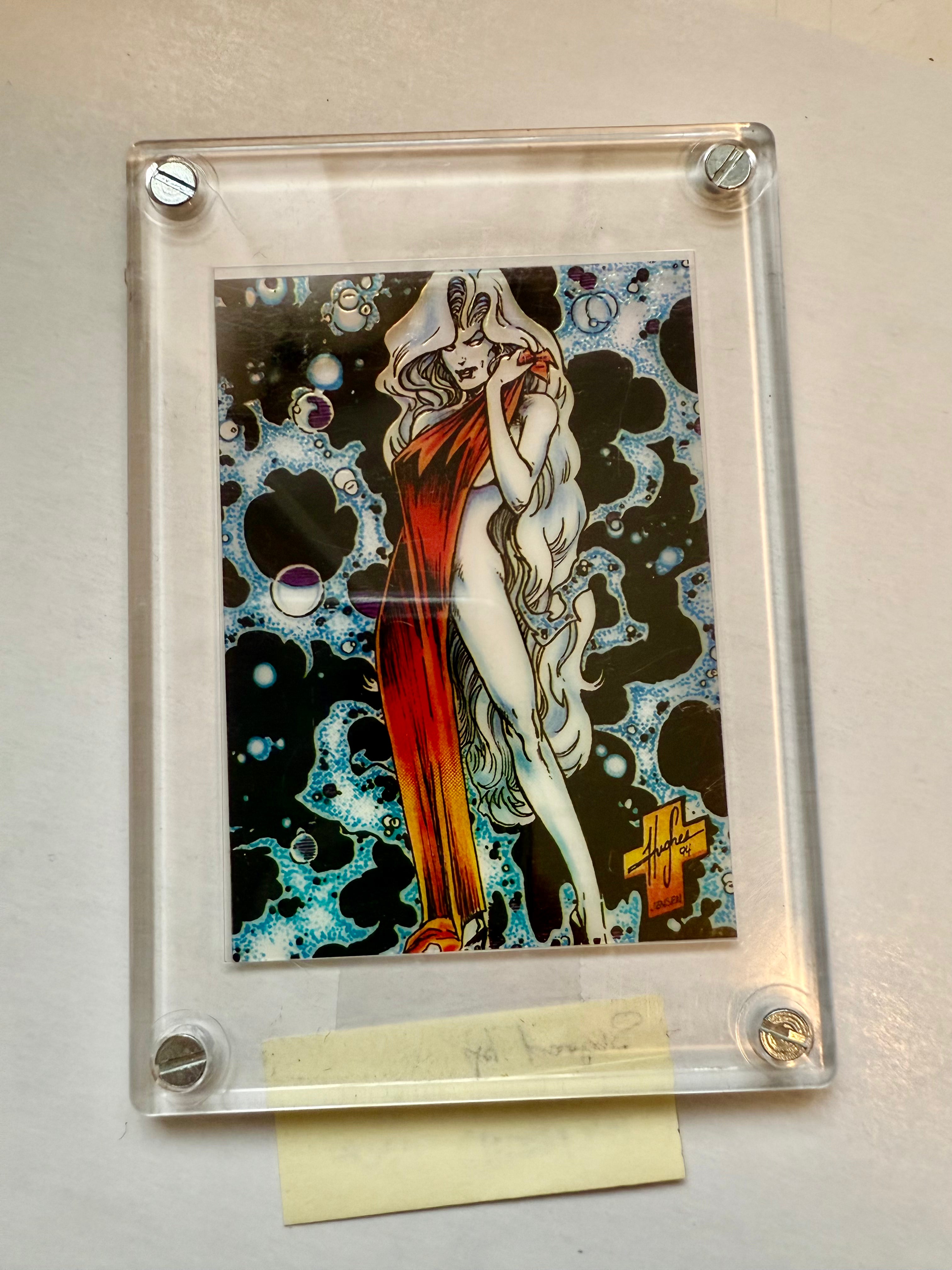 Lady, death clear cuts autographed Insert autograph card by Brian pulido with COA