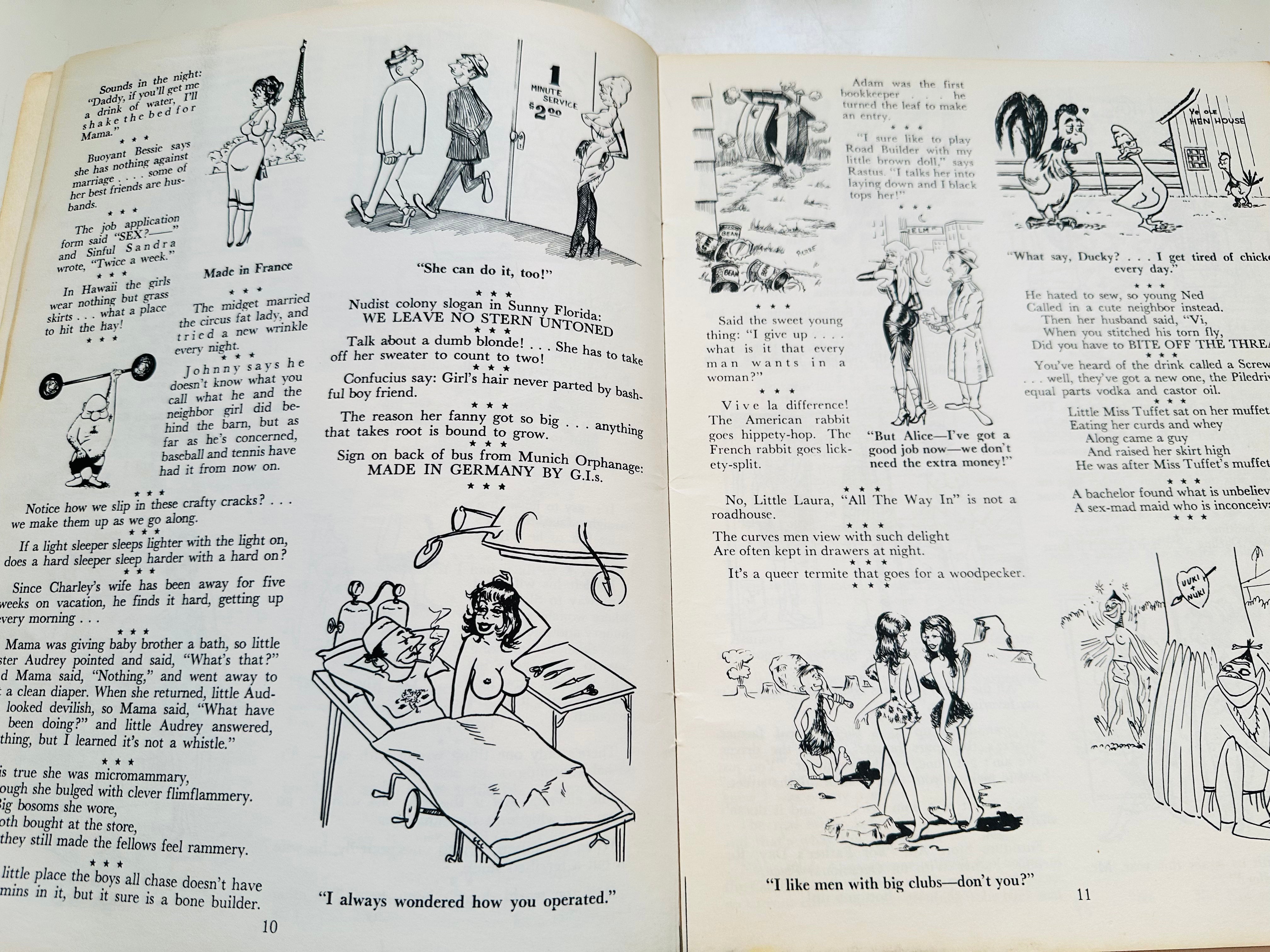 From Sex to Sexty first issue adult cartoon jokes magazine 1972