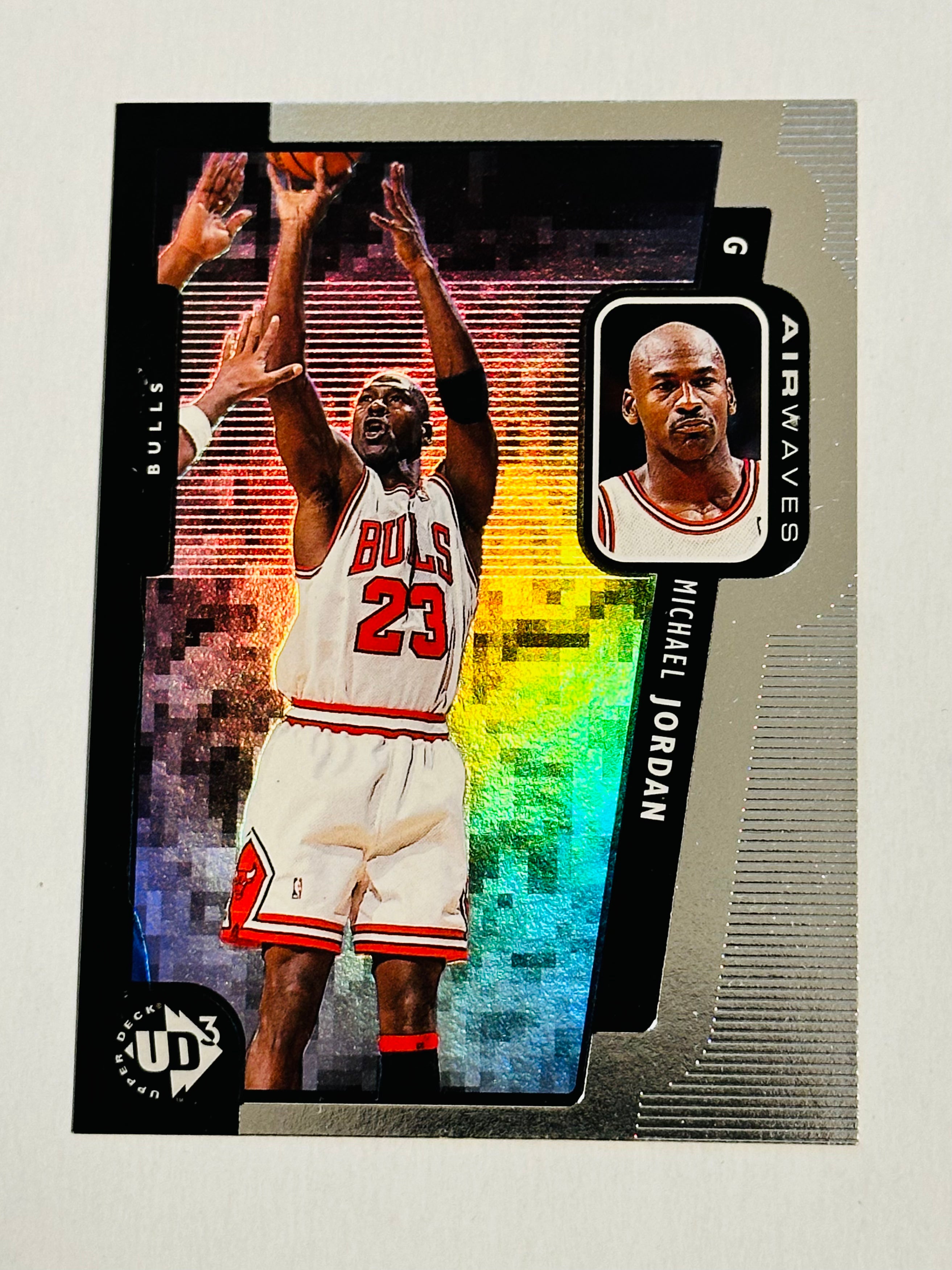 Michael Jordan UD3 Upper Deck rare sample #000 high grade condition foil basketball card 1998