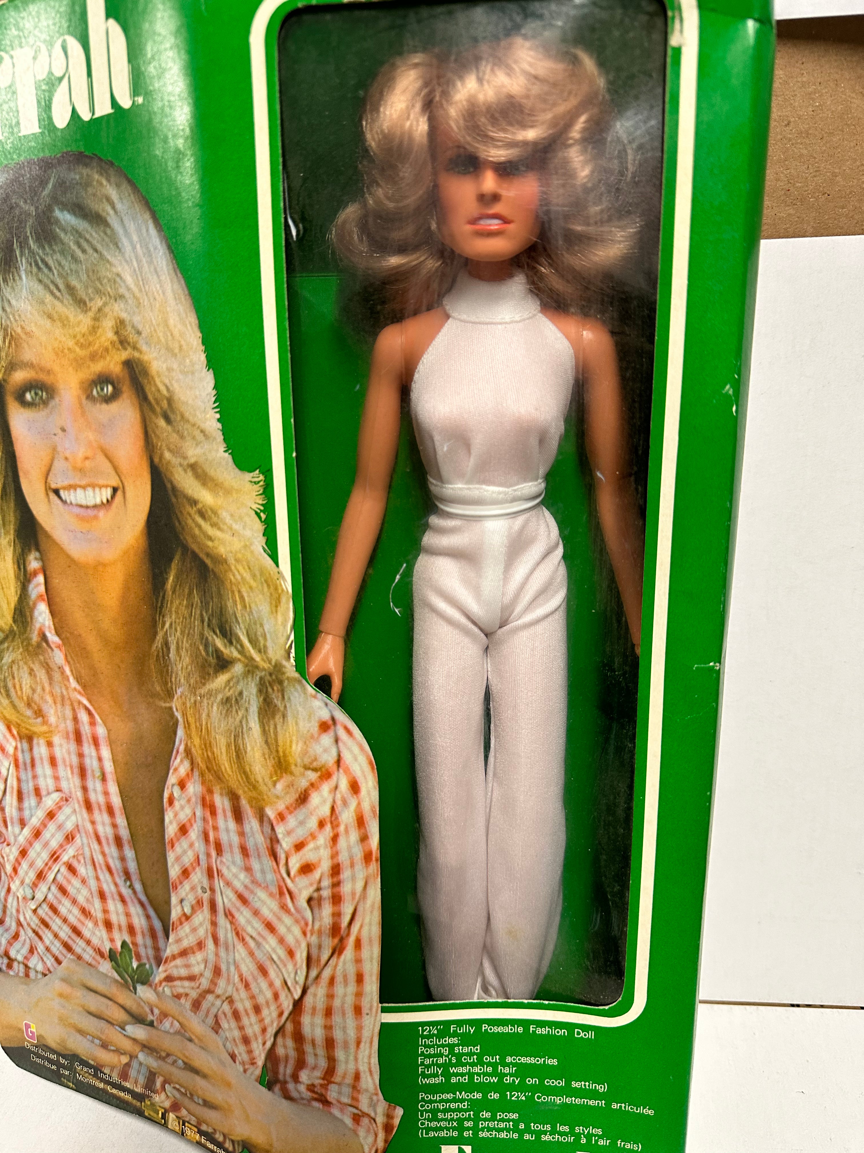 Farrah Fawcett rare Glamour doll in box 1977