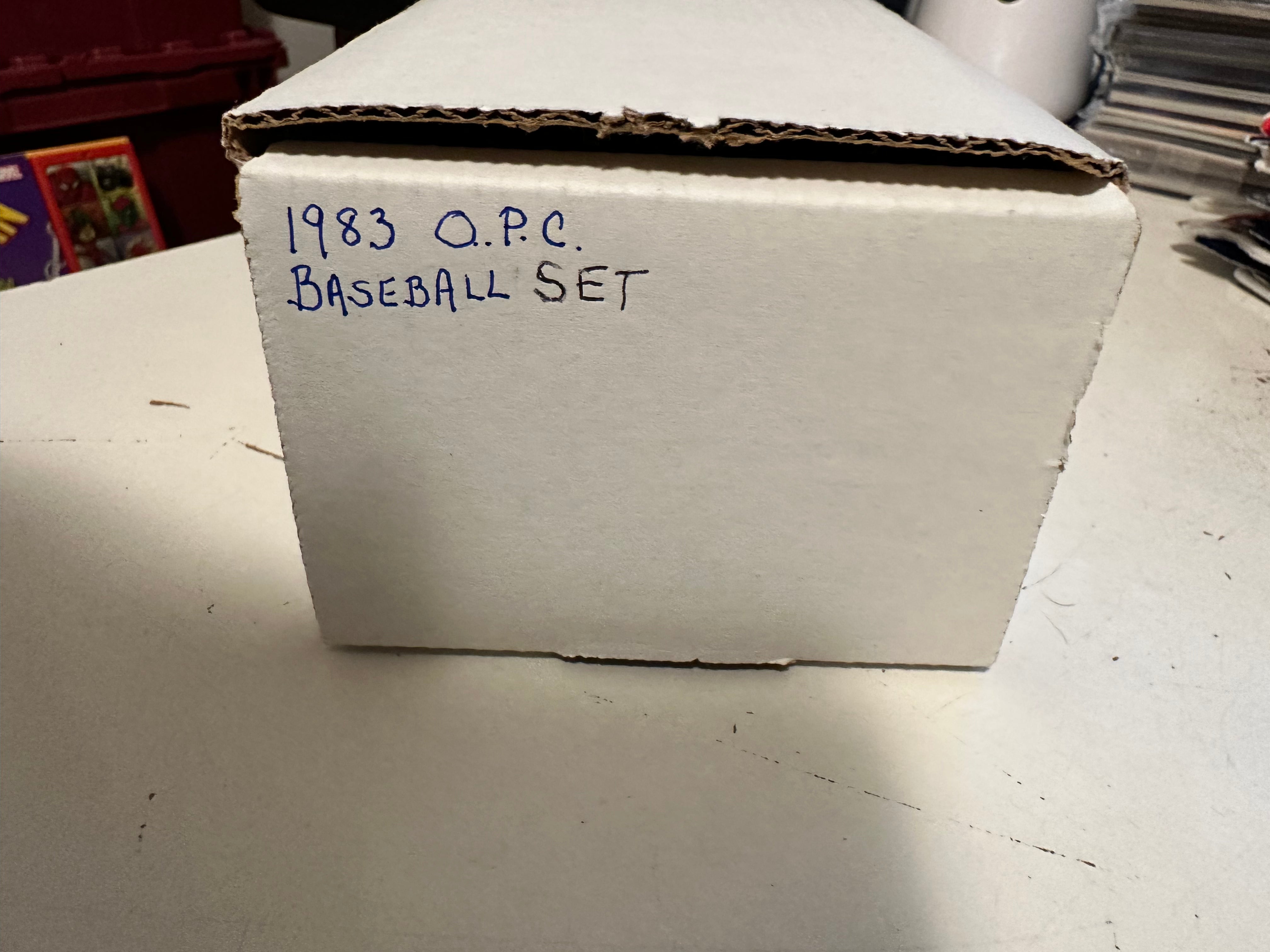 1983 O-pee-chee rarer Canadian version baseball cards set