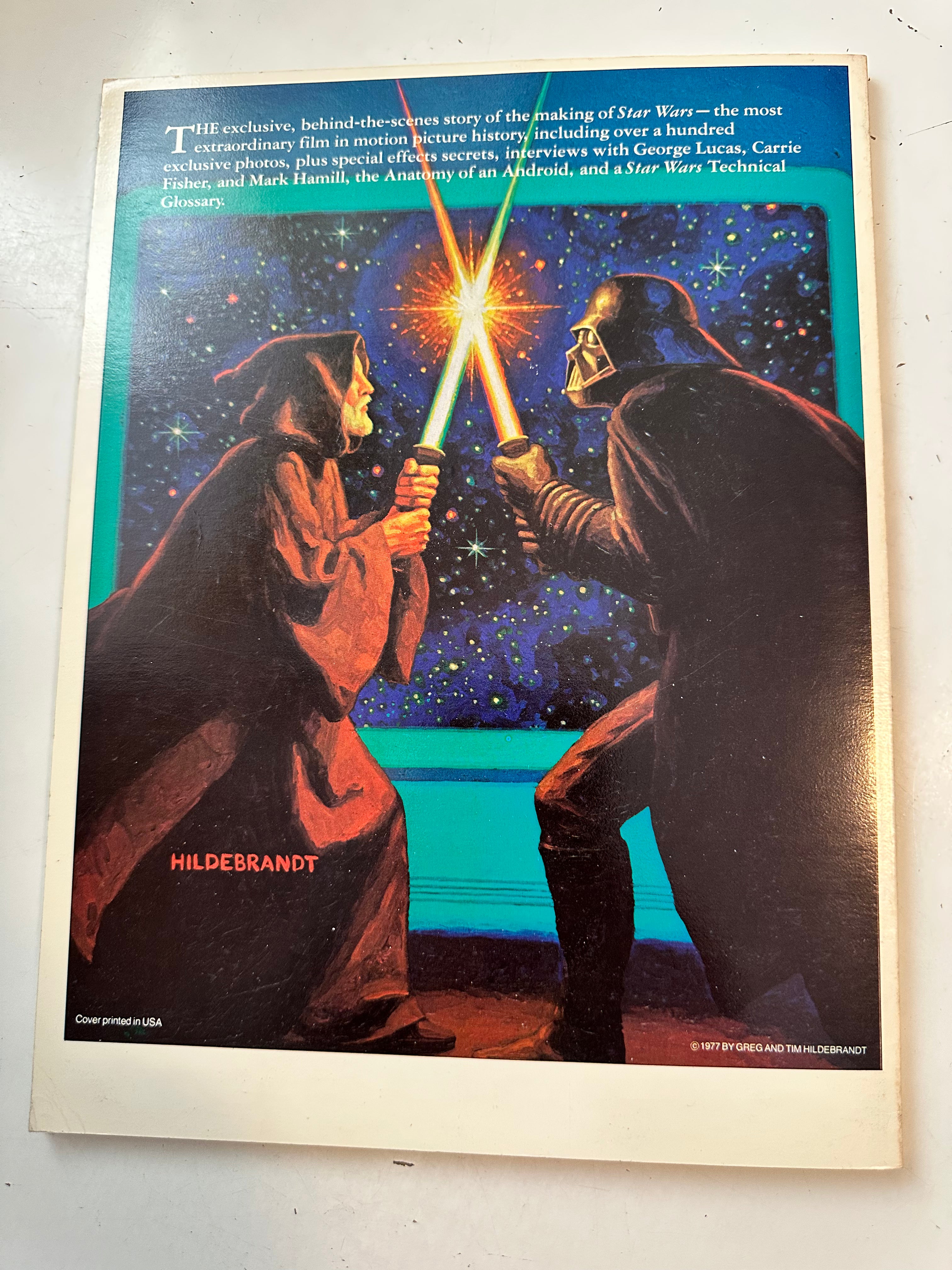 1977 Star Wars soft cover book Star Wars album