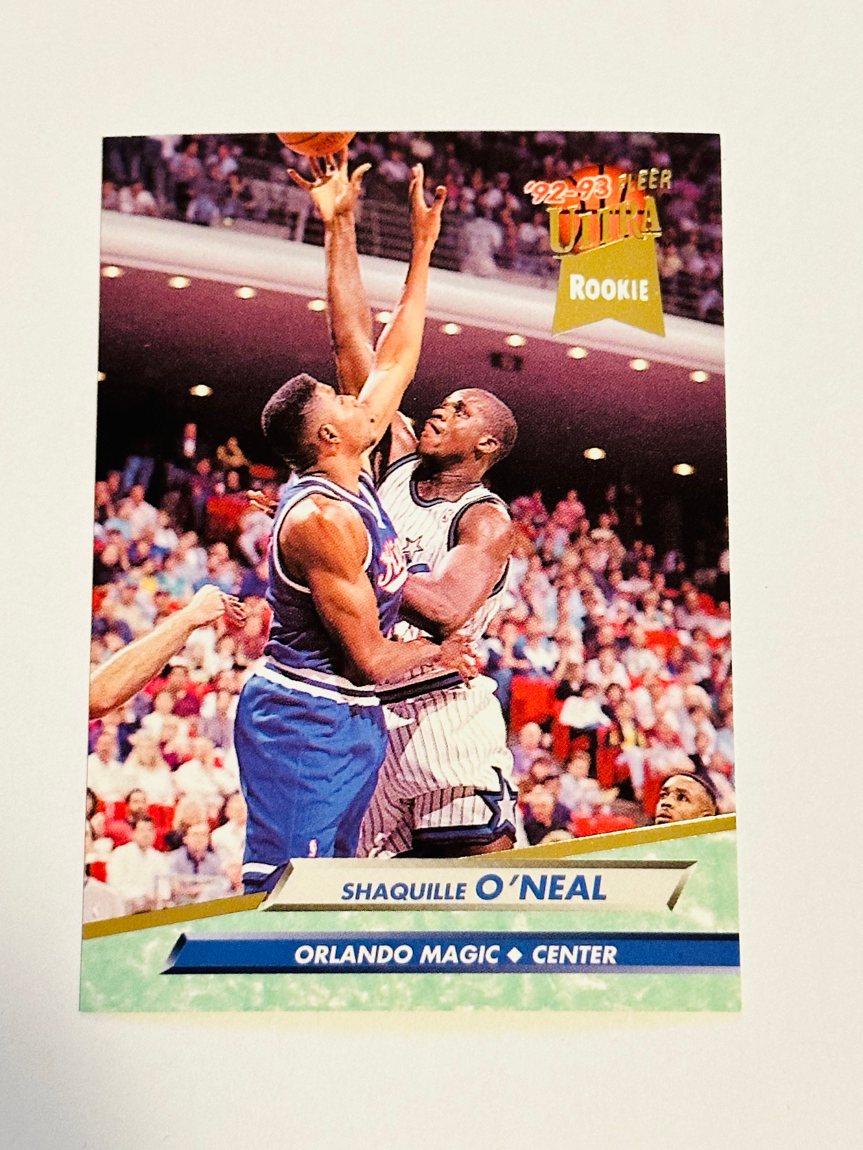 Shaq Fleer Ultra rookie basketball card 1992