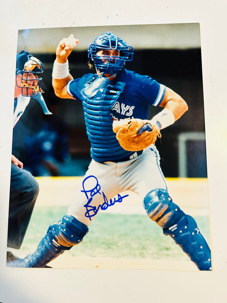 Signed Pat Borders Picture - 8x10