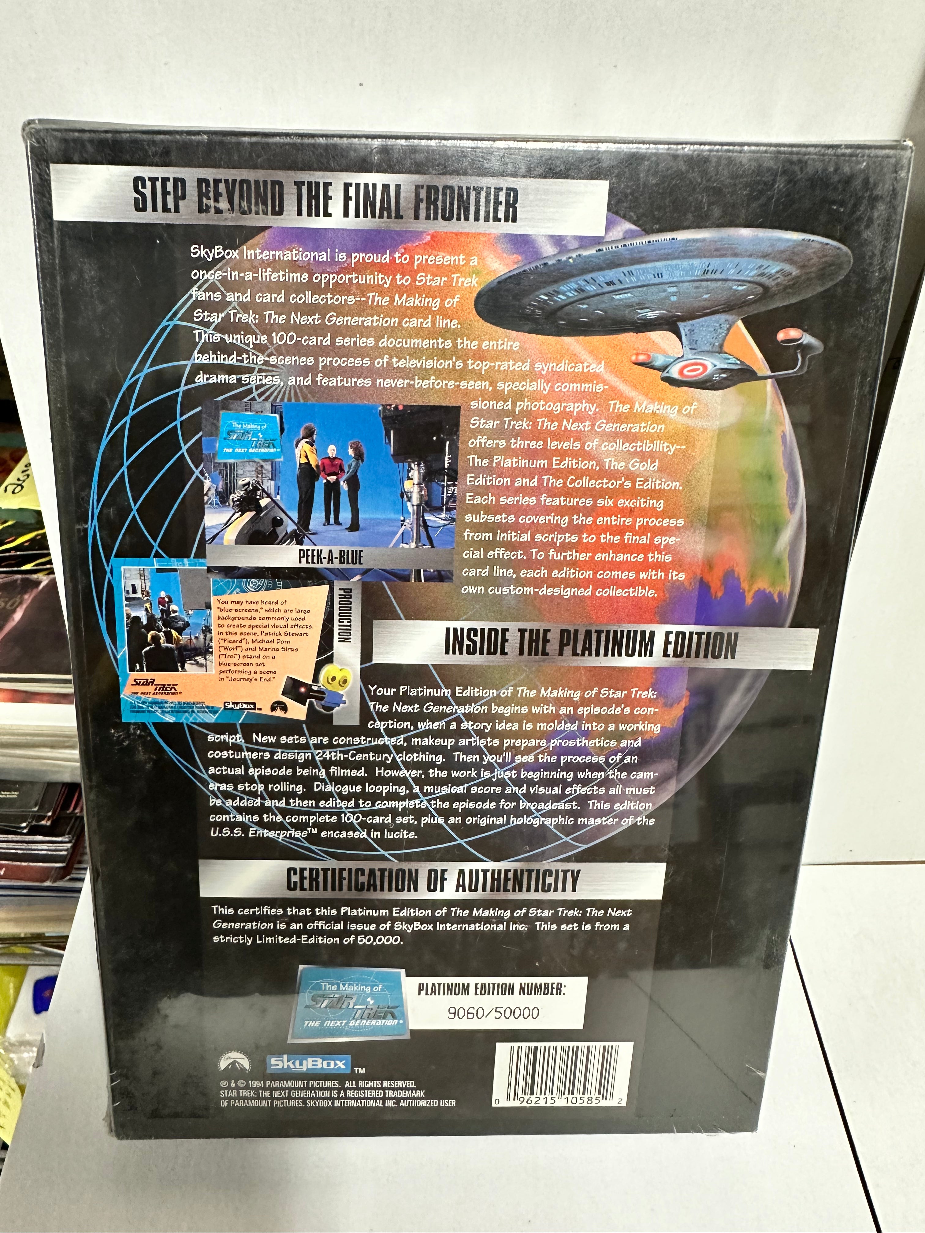 Star Trek Next Generation making of factory sealed special box set