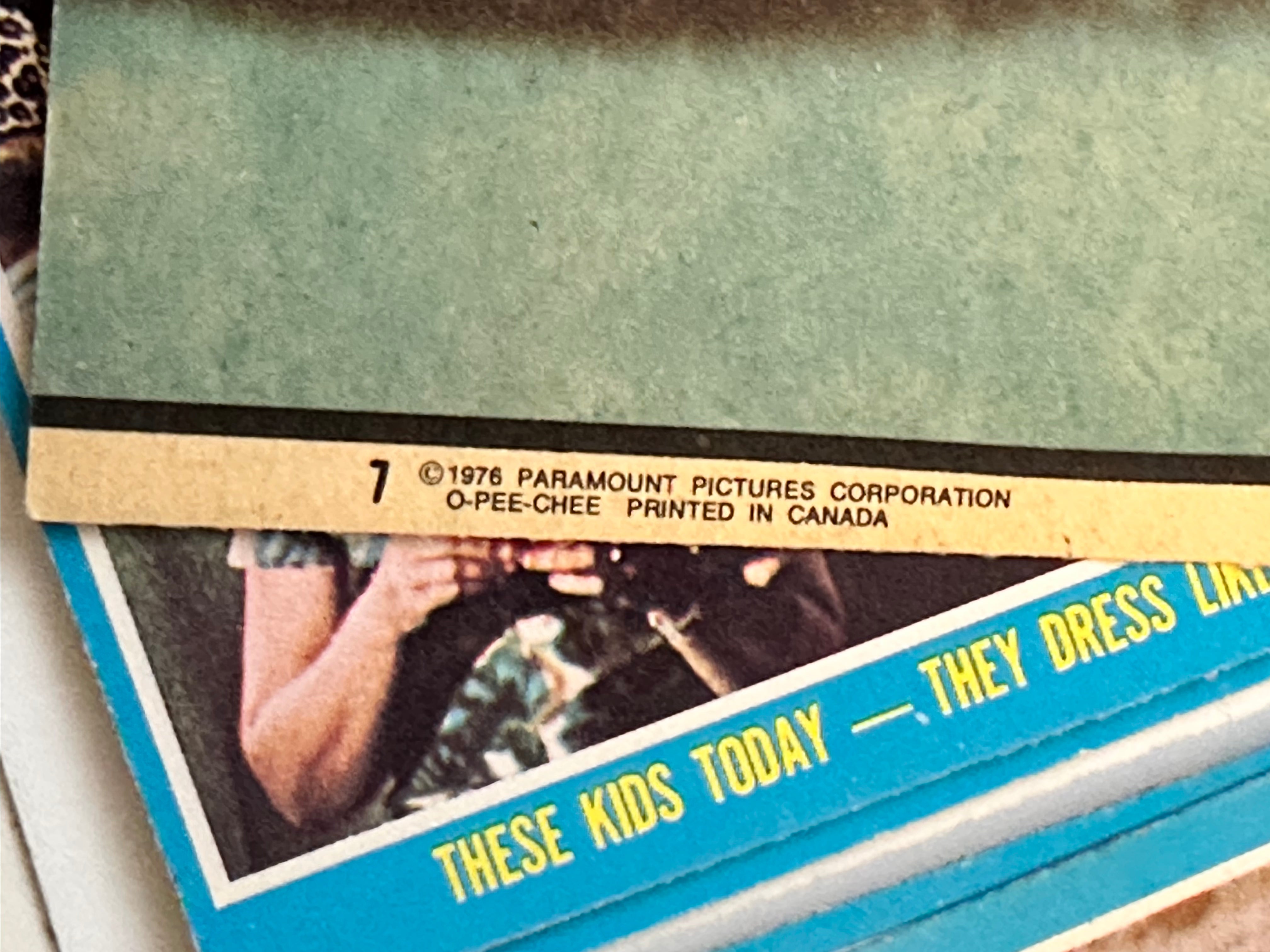 Happy Days series 1 rarer Opc Canadian version high grade cards set 1976