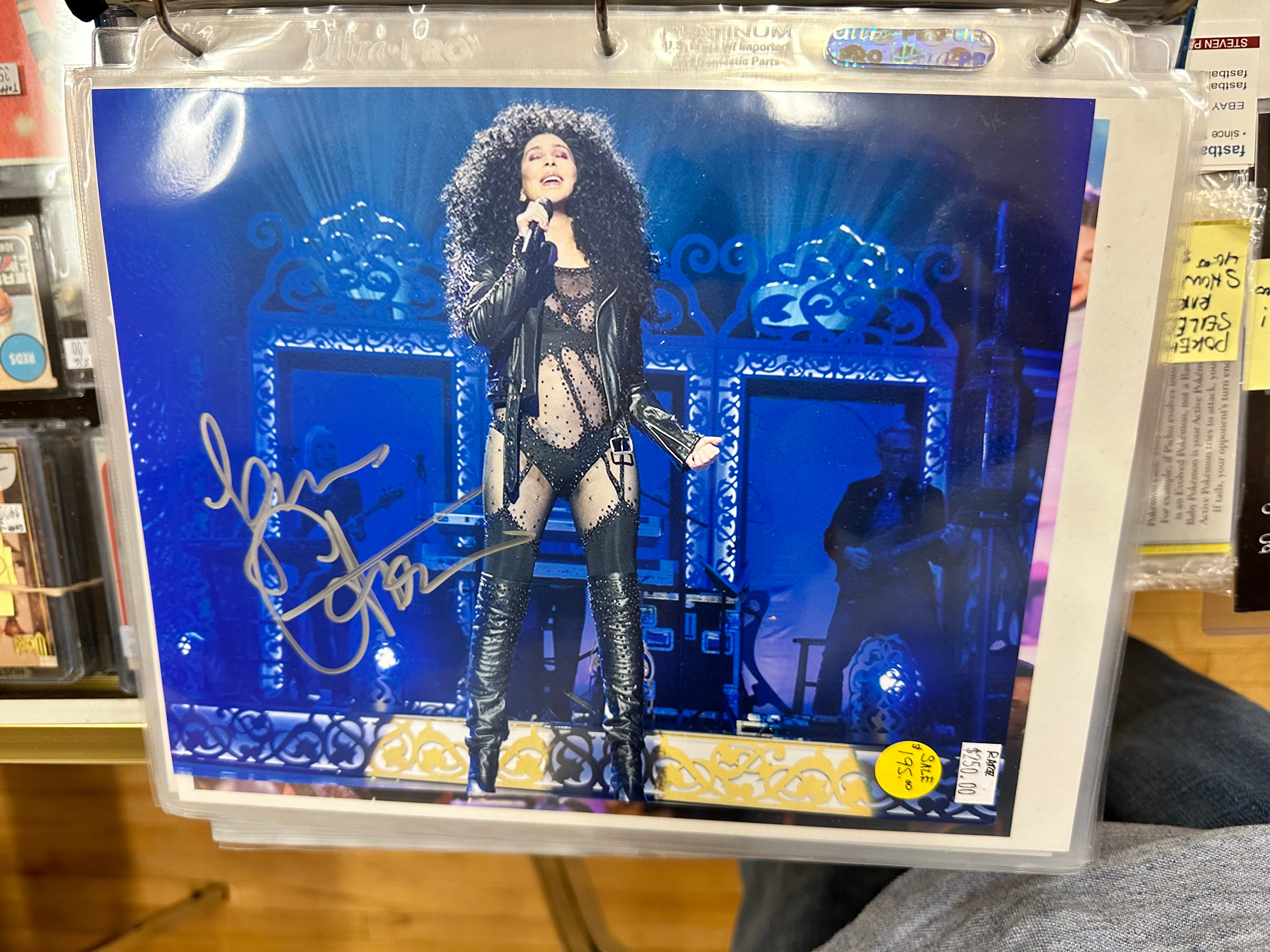 Cher music icon rare autograph 8x10 signed photo with COA