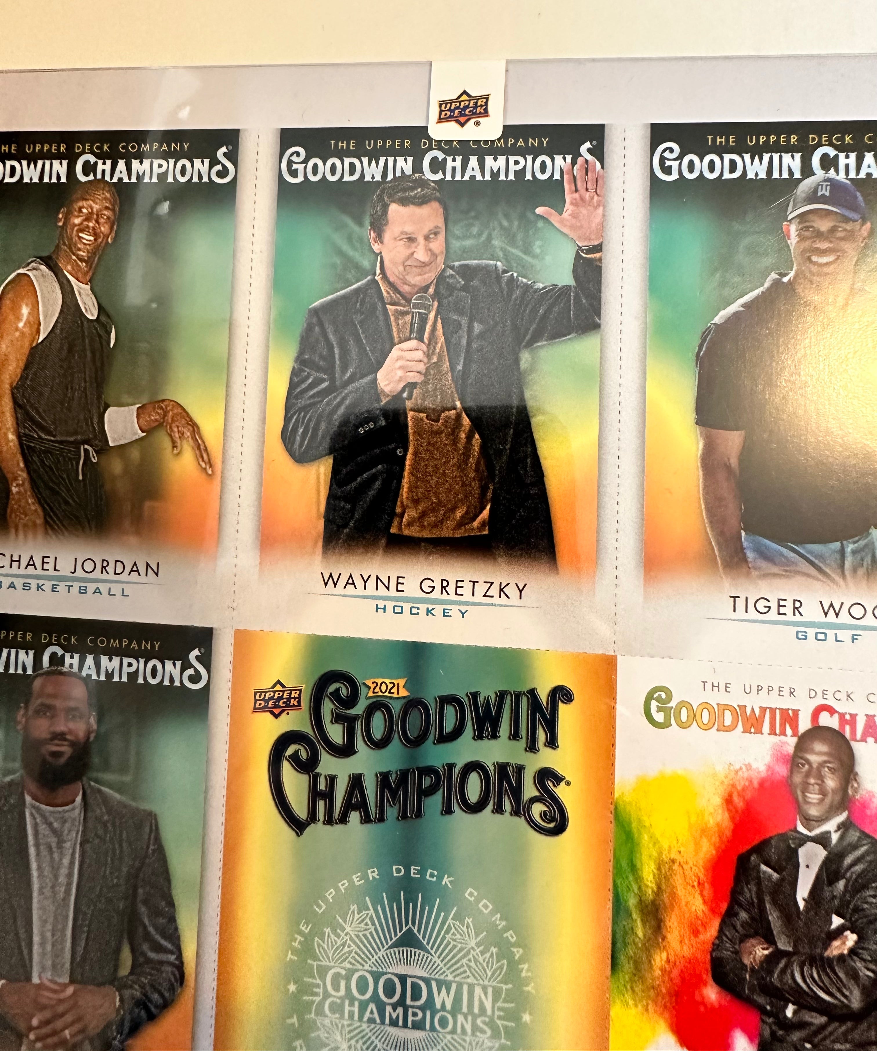 Goodwin Champions sports legends  Upper Deck rare sheet 2022