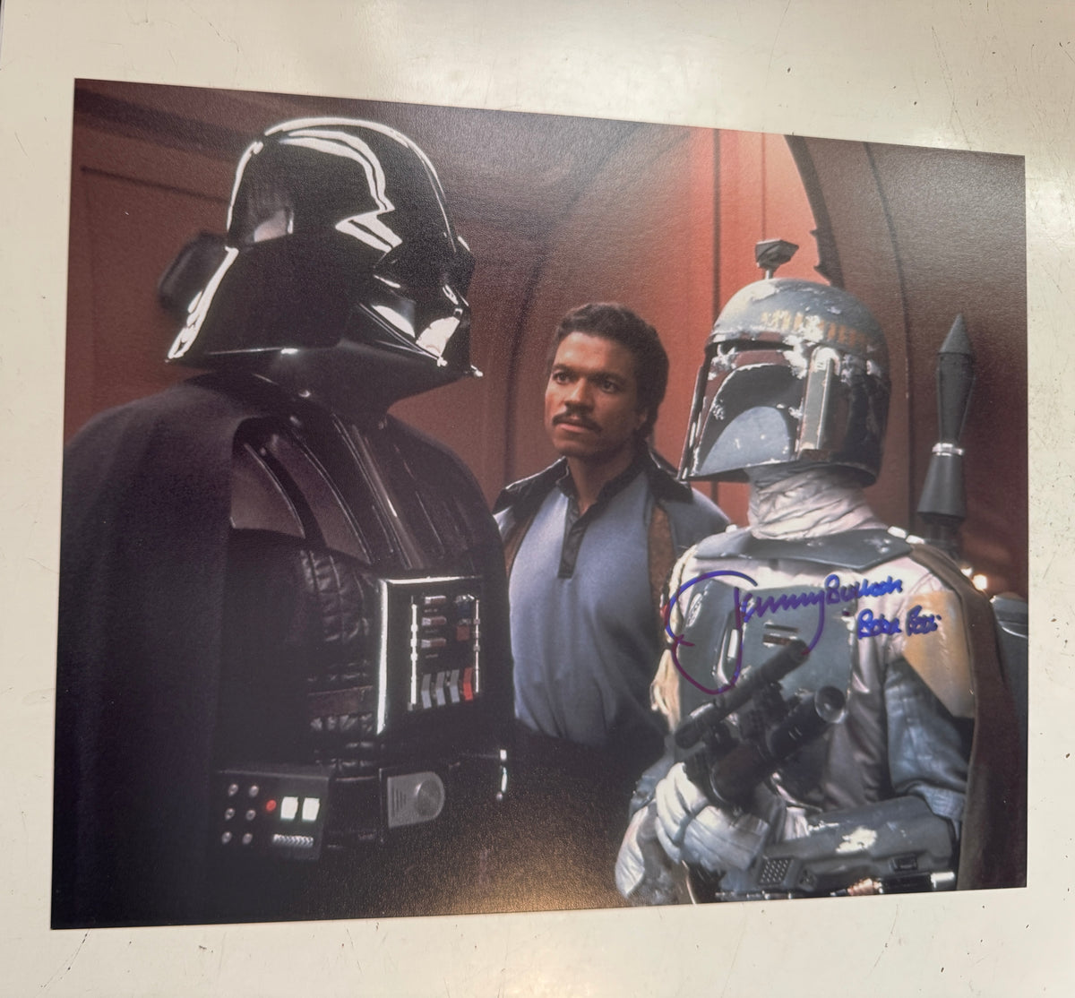 Star Wars Boba Fett Jeremy Bulloch rare autographed 8x10 photo certified