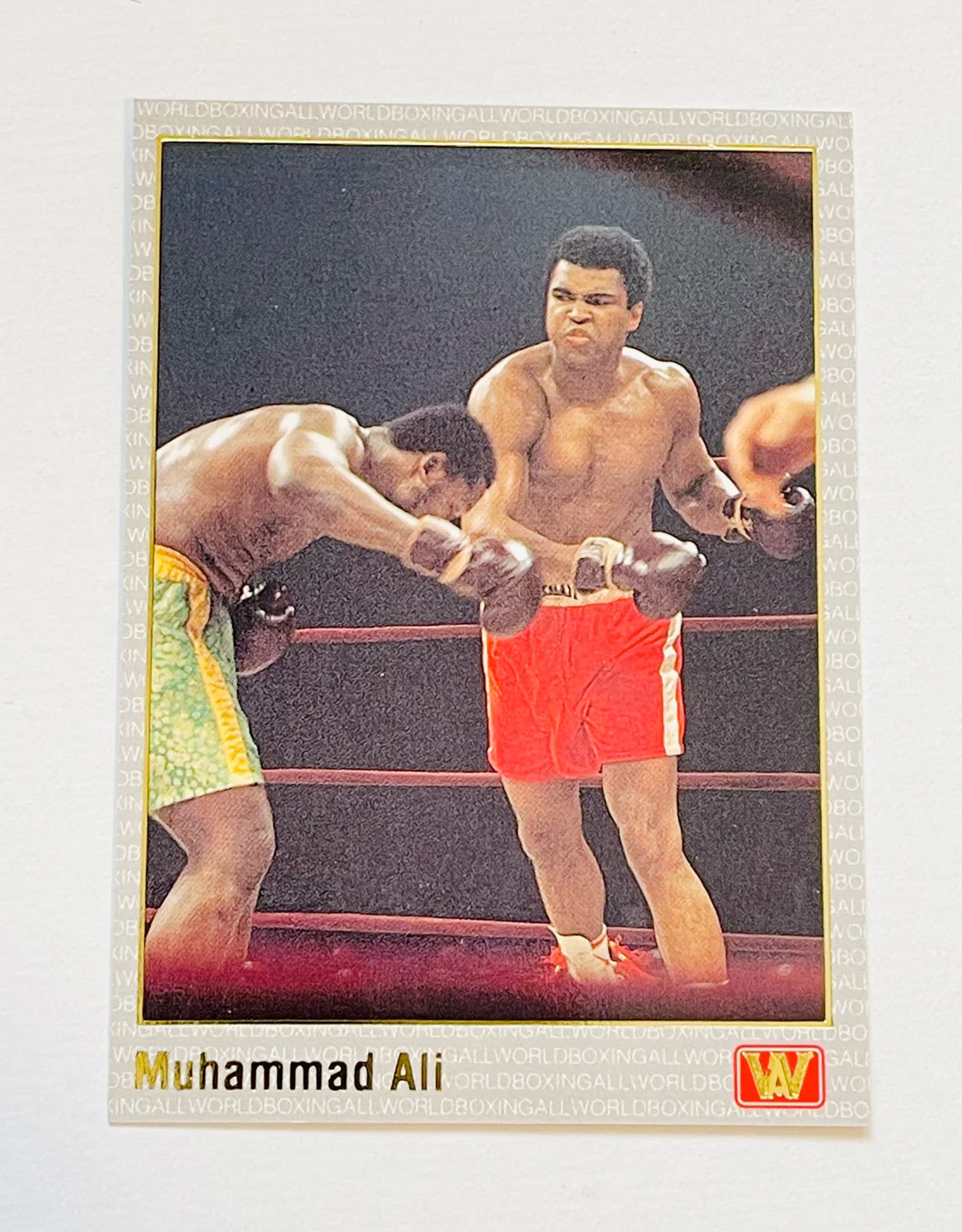 Muhammad Ali Promo Boxing Card – Rare Gold Border Insert 1990s