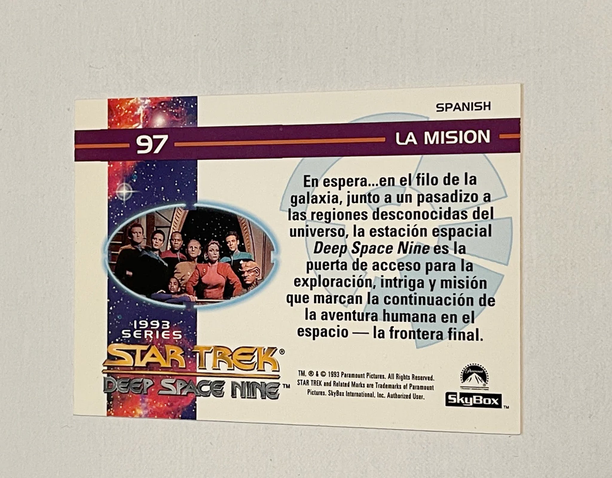 Cirroc Lofton autograph card from Star Trek Deep Space Nine with Certificate of Authenticity