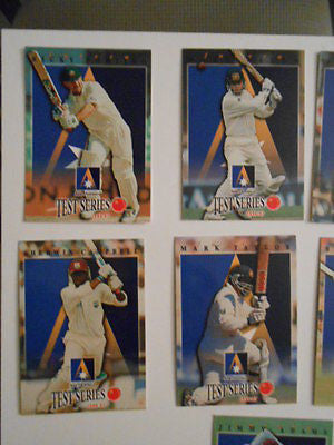 Cricket rare test cards set 1990s