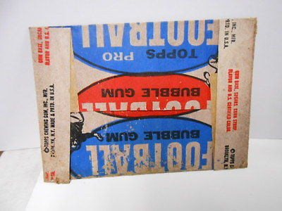 NFL Football rare 1 cent card wrapper from 1957