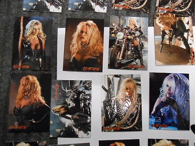 Pamela Anderson Barb Wire movie embossed insert card set 1990s