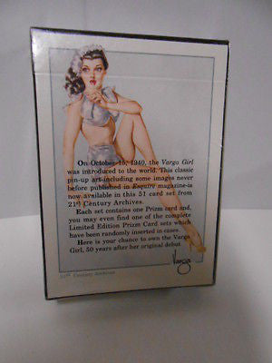 Vargas Pin-Up 1940s girls factory sealed cards set 1990