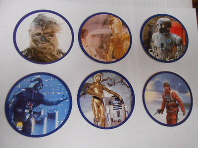 Star Wars Empire York Peanut Butter 6 card set 1981