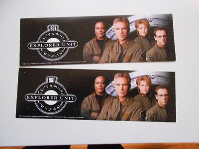 Stargate SGC 2  limited issued bumper stickers