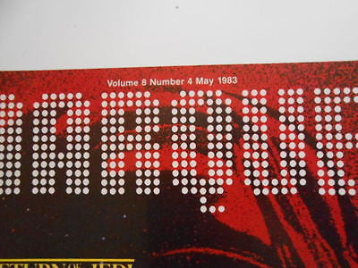 Star Wars Jedi rare canadian only issue movie magazine 1983