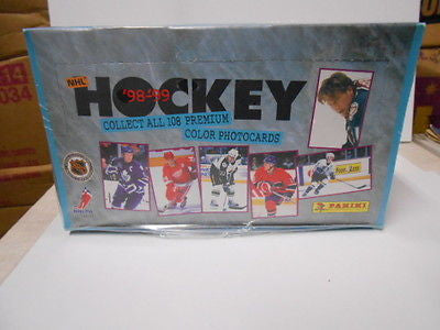 NHL hockey colour photocards full sealed box Panini 1998-99