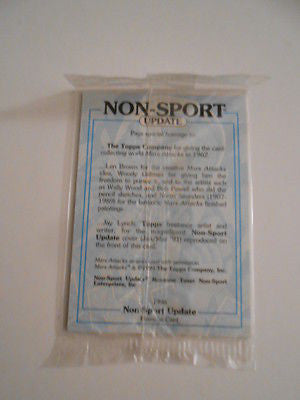 Mars Attacks preview limited issue card sealed pack 1990s