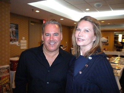 James Bond Maud Adams rare signed card w/ COA