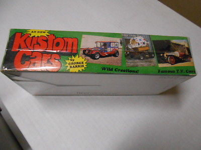 KustomCars cards rare empty display box 1970s