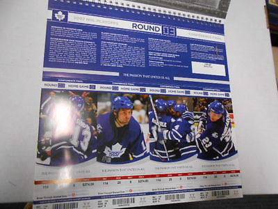 Toronto Maple Leafs quarter finals unused 4 playoff tickets round 3 game 2007
