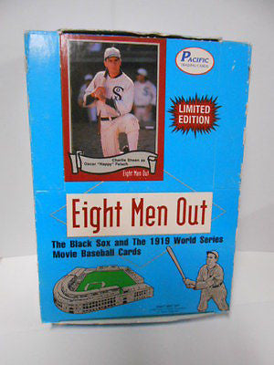 Eight Men Out Charlie Sheen baseball movie cards full box 1988