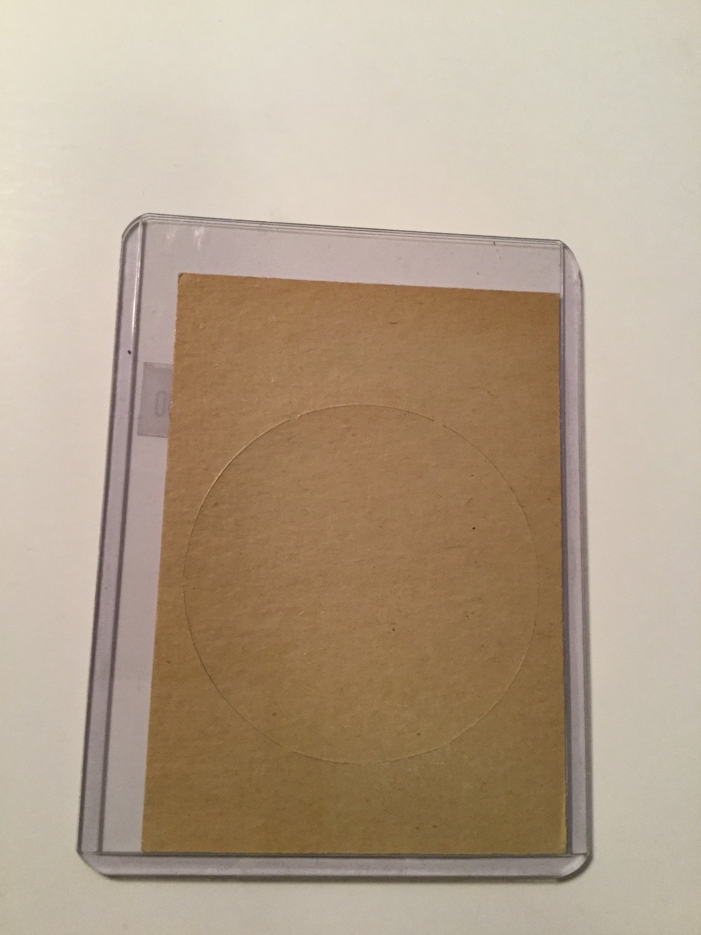 Jacques Plante Rare opc hockey punch Insert Card 1968