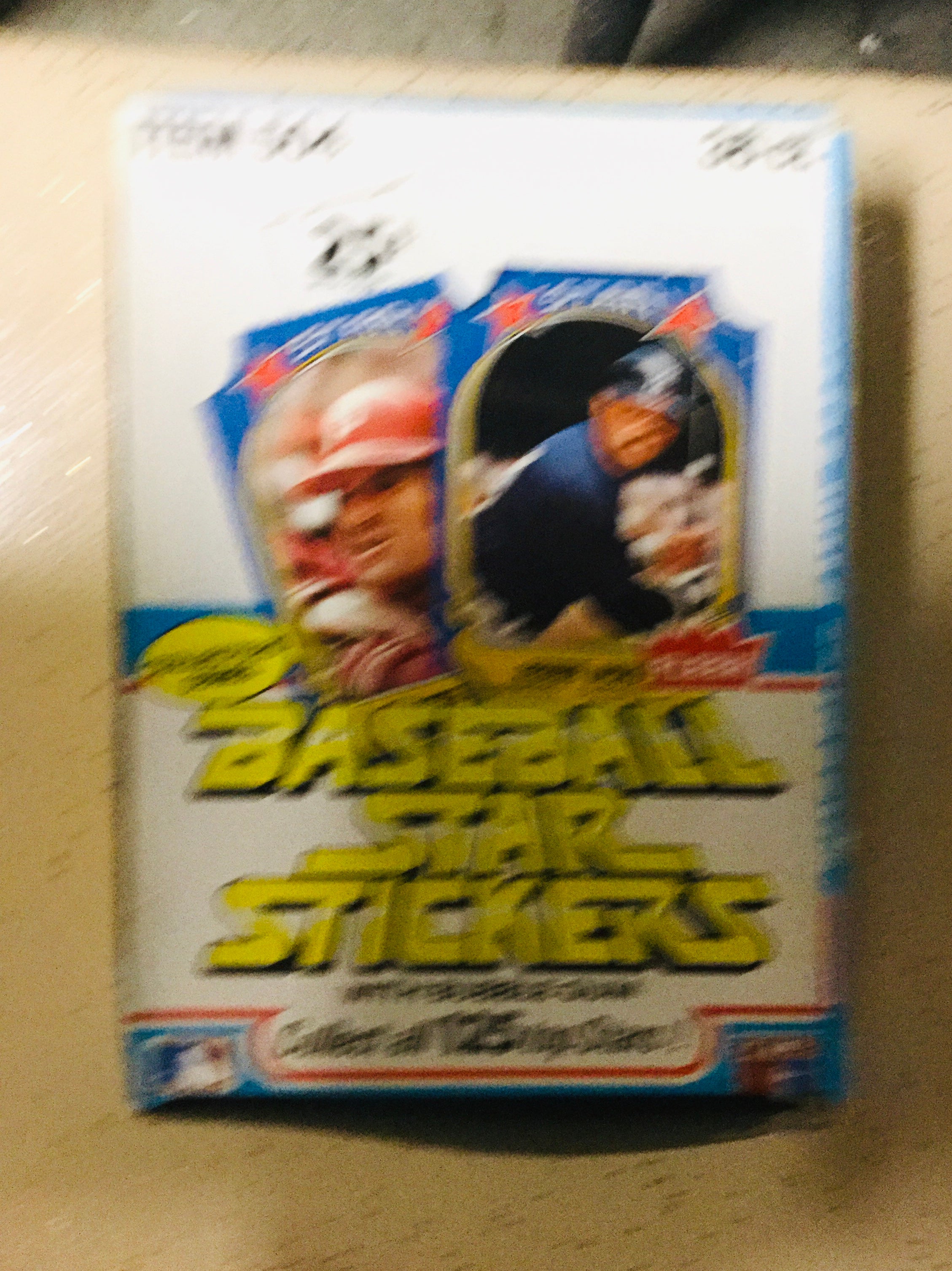 1987 Fleer Baseball Star Stickers rare issue 36 packs box