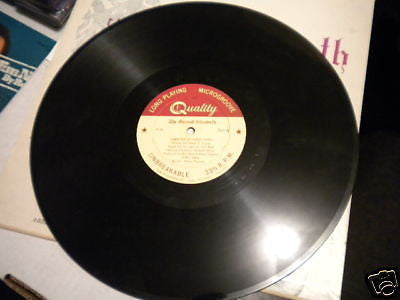 Royal Family Queen Elizabeth rare record album 1950s