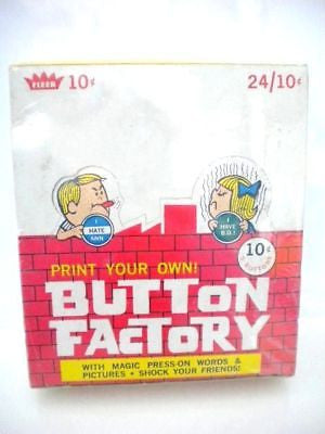 Button Factory rare full box 1960s