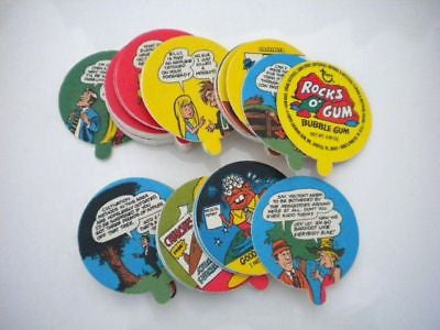 Rocks O Gum mint complete cards set 1970s