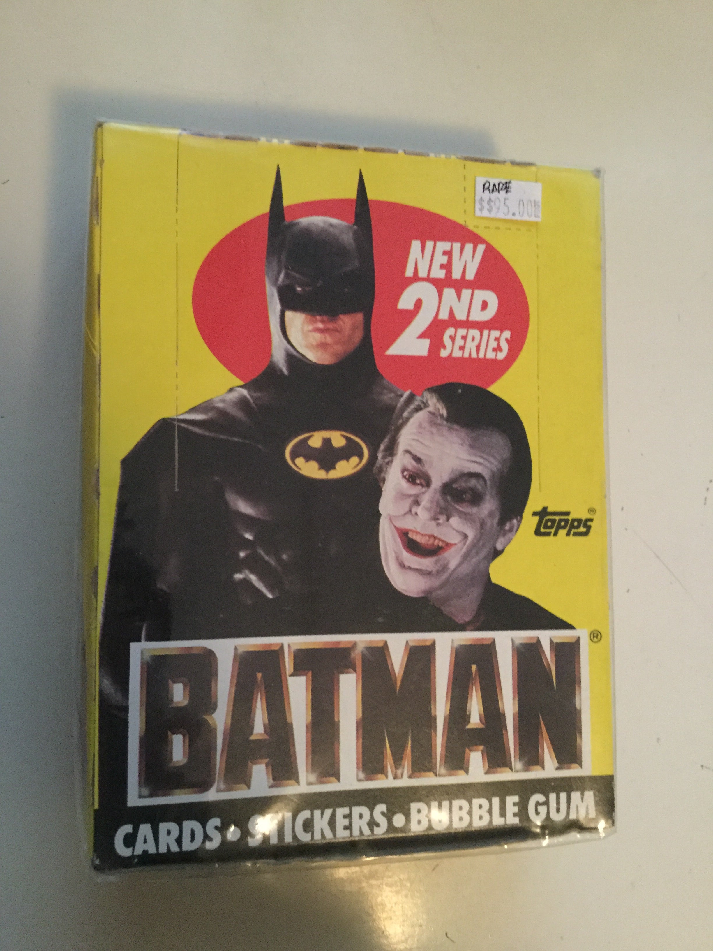 Batman Movie 2 Topps cards 36 packs box 1989