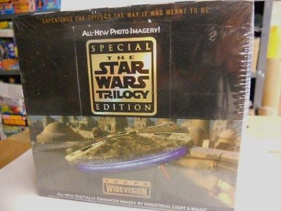 Star Wars Trilogy cards very rare full vintage box 1999