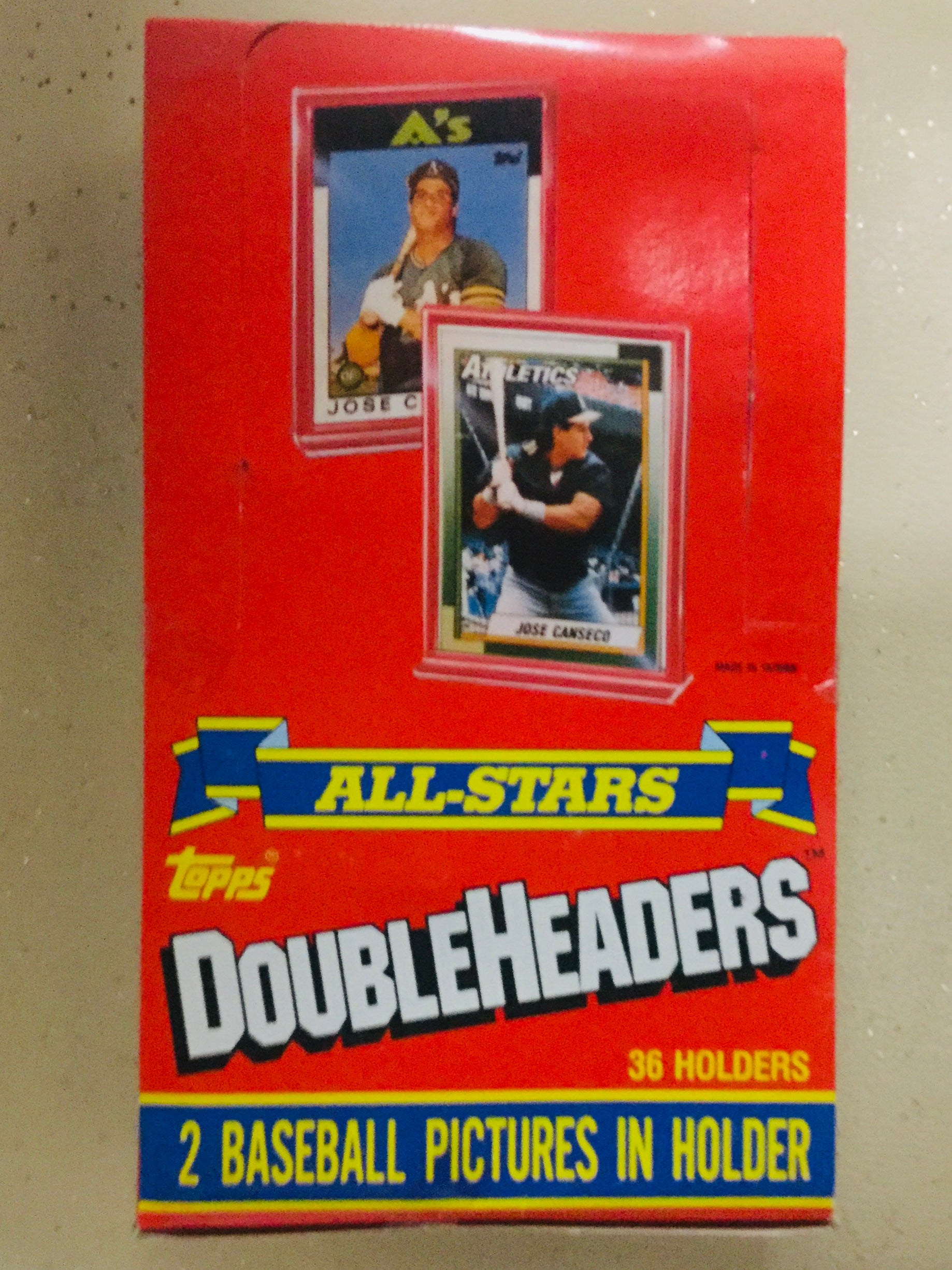 1990 Topps Allstars Doubleheaders Baseball mini cards rare full box