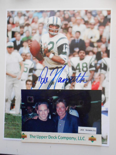 Joe Namath NFL legend signed 8x10 photo w/COA