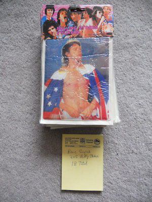 Rolling Stones rare 18 large puffy stickers lot deal 1983