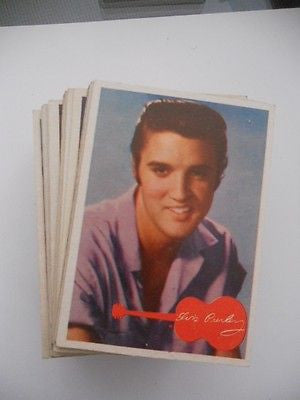 Elvis cards rare set by Bubbles 1956