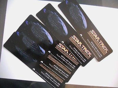 Star Trek Australia Fan Club 6 bookmarks 1990s
