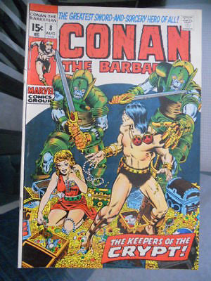 Conan the Barbarian #8 comic book 1970s