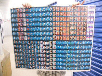 Star Trek Next Generation / DS9 Hostess Chips uncut card sheet 1995