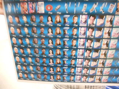 Star Trek Next Generation / DS9 Hostess Chips uncut card sheet 1995