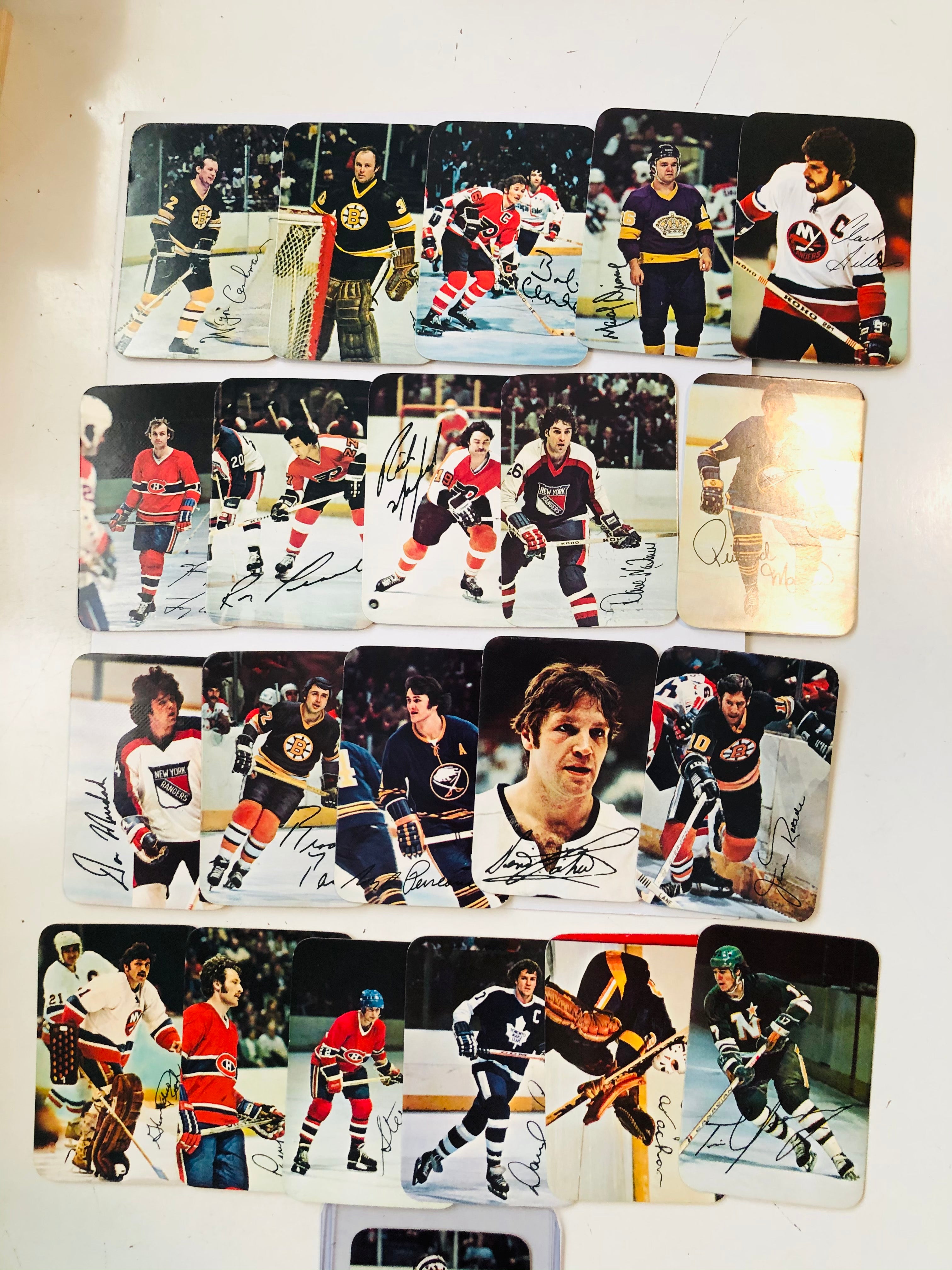 1977 opc hockey insert cards set