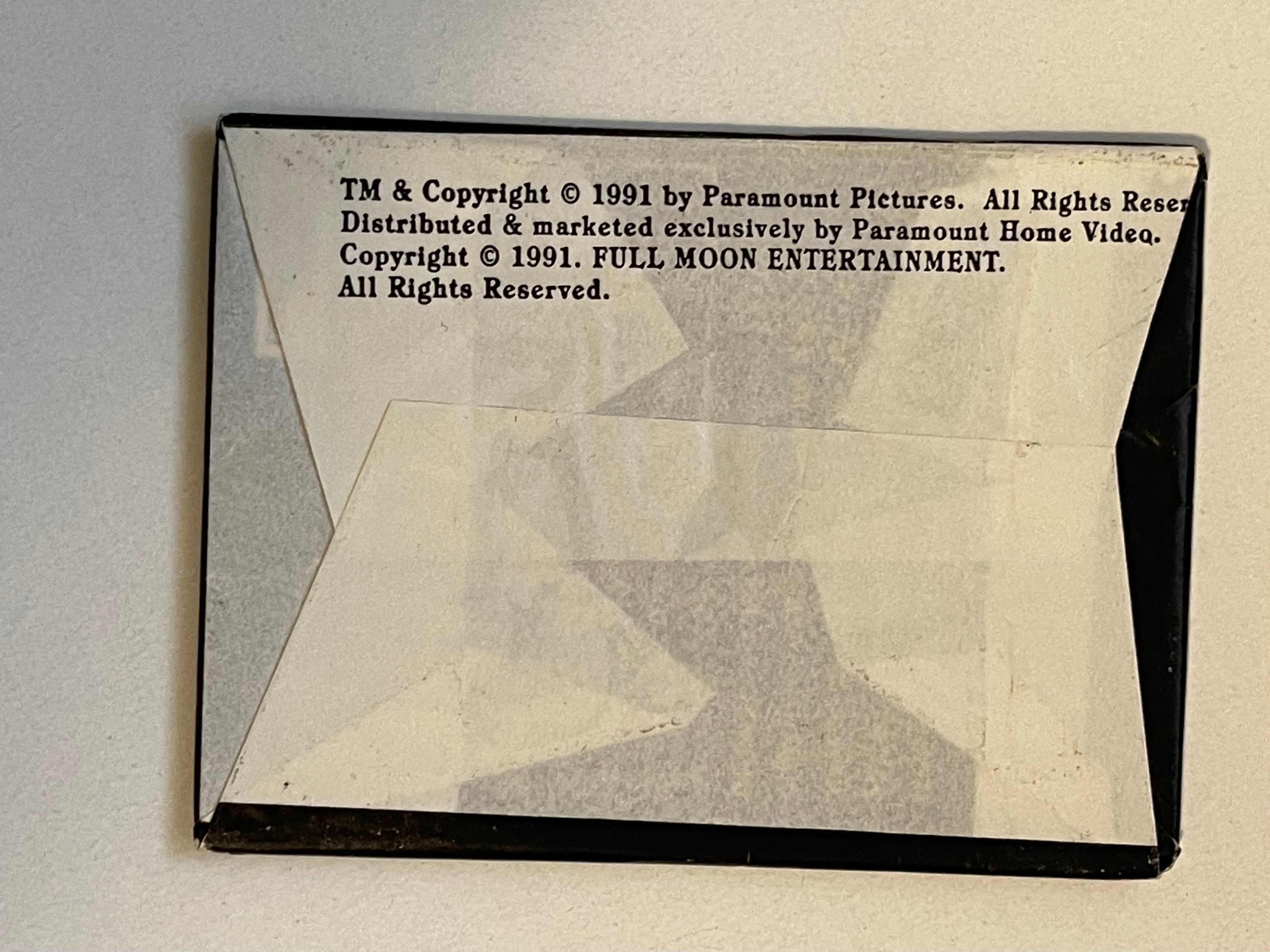 Subspecies rare horror movie cards promotional cards pack 1991