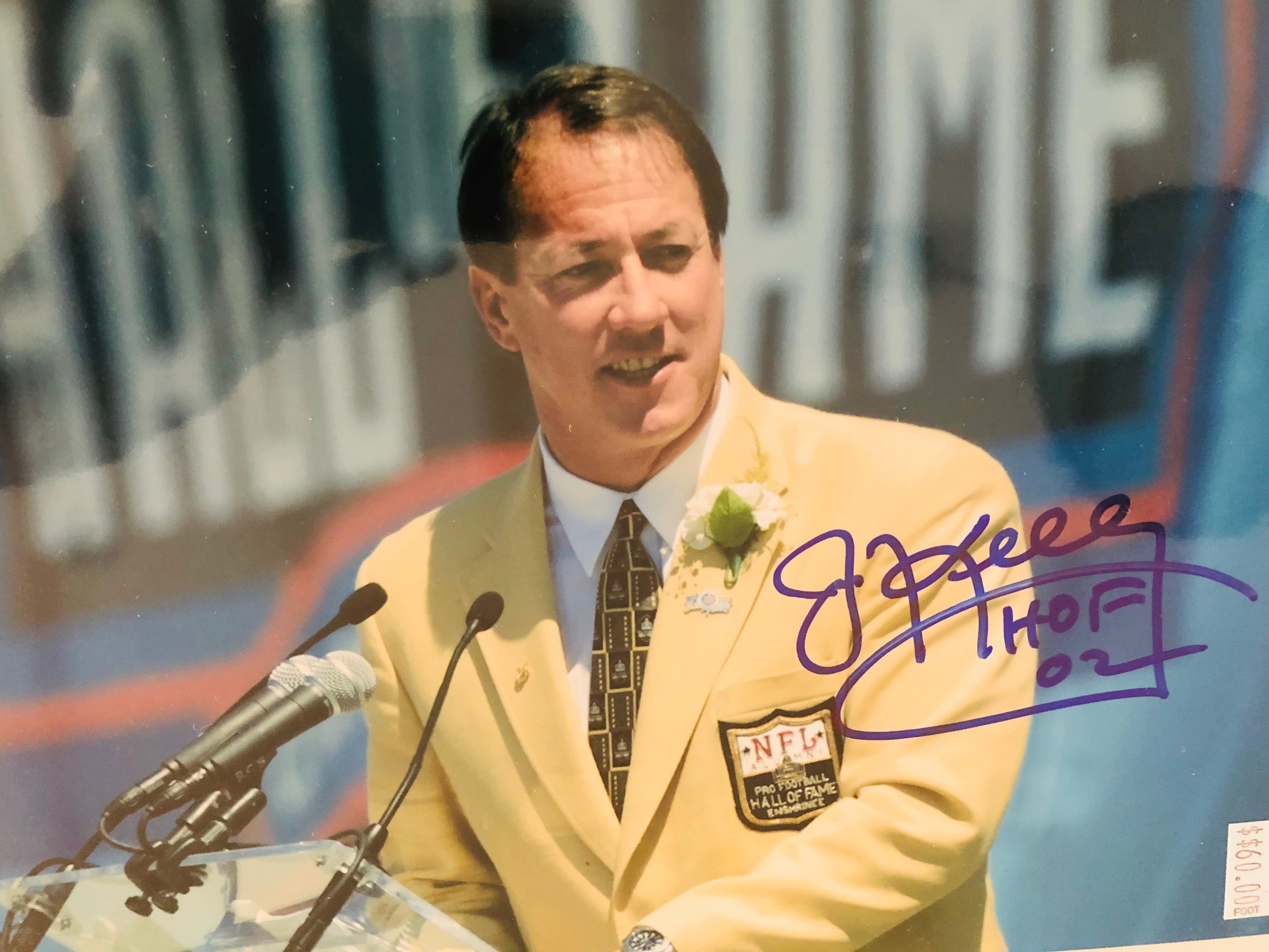 Jim Kelly Buffalo Bills football legend signed photo with COA