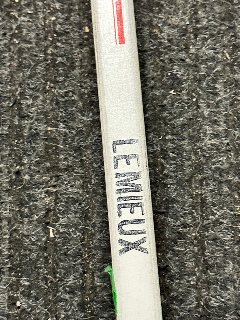 Mario Lemieux rare rookie era autograph store stick with COA Fastball