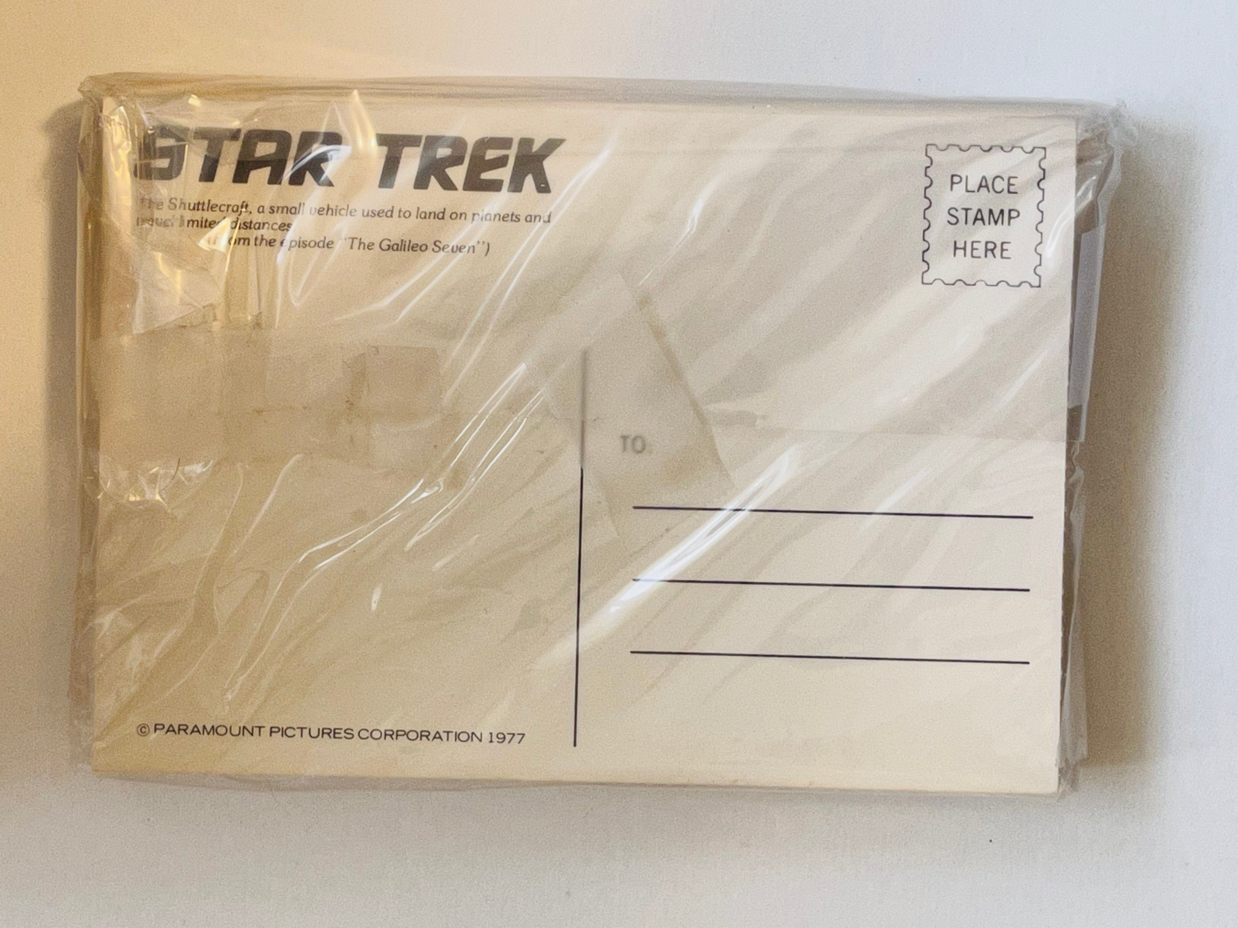 Star Trek original series rare postcards set 1977