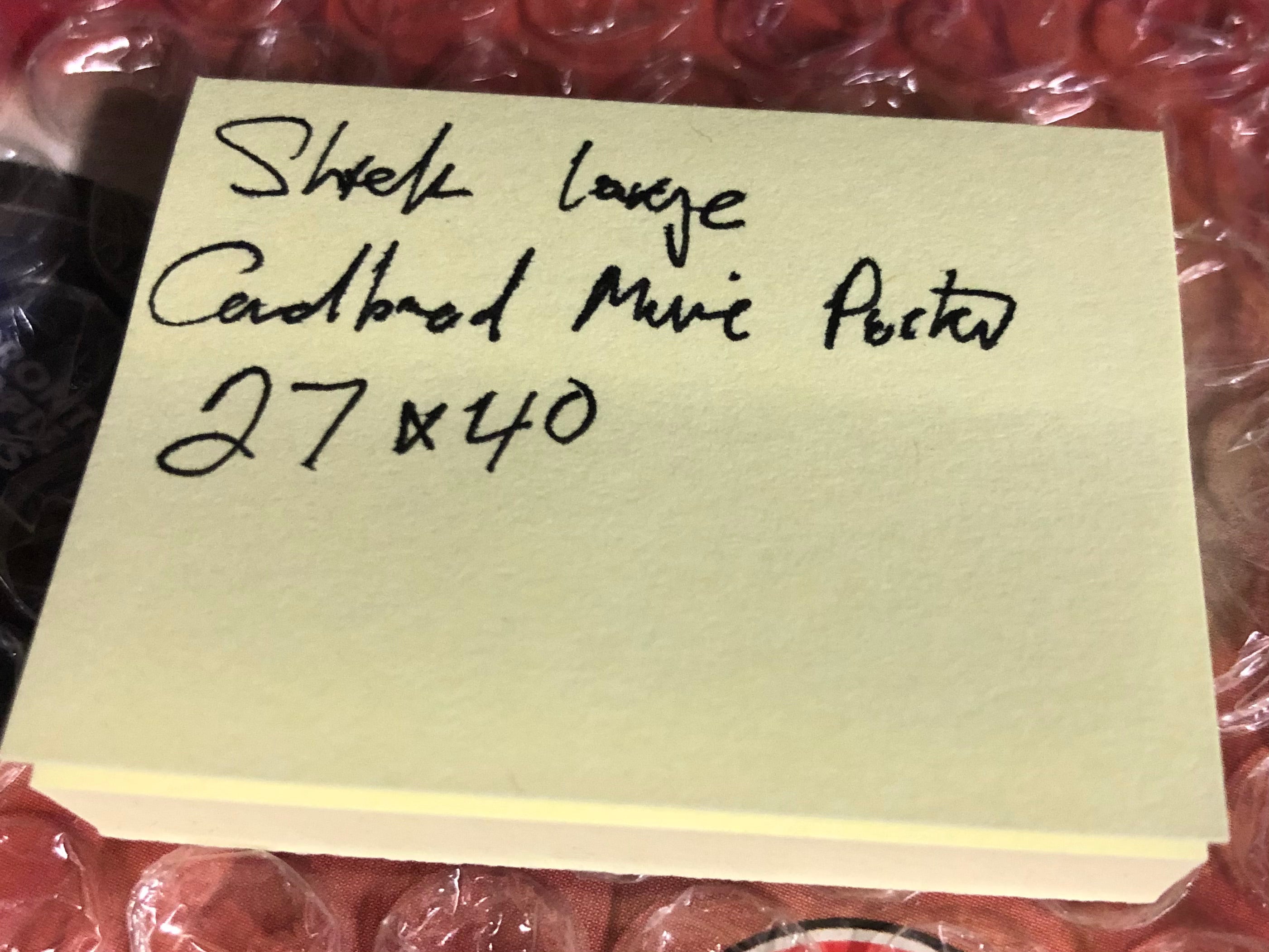 Shrek movie vintage large movie poster on foam core back 27x40 from 2001